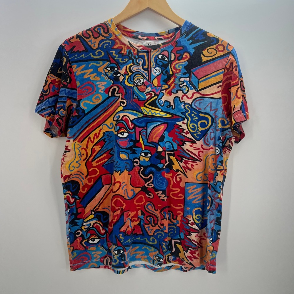 Medicine x Rabonszcz Mens Abstract Graphic T-Shirt Multicolor Art Print Size M - Picture 8 of 8